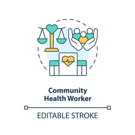 Community health worker concept icon. Social services improvement ...