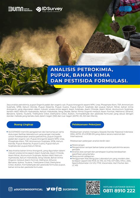 Analisis Petrokimia, Pupuk, Bahan Kimia, dan Pestisida Formulasi