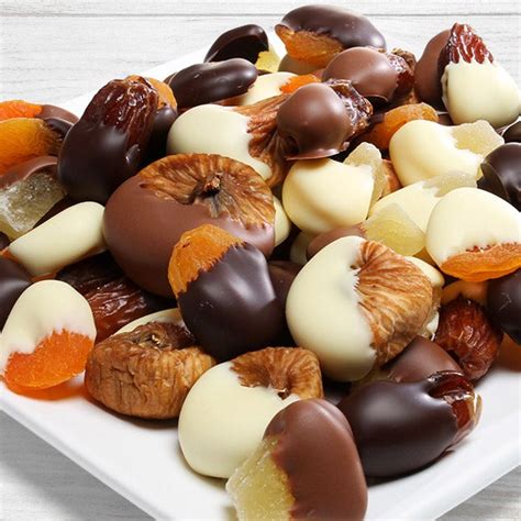 Chocolate Covered Dried Fruit Assortment by GourmetGiftBaskets.com