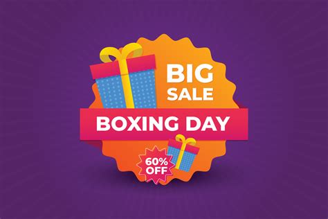 Boxing day sale vector illustration 20560527 Vector Art at Vecteezy