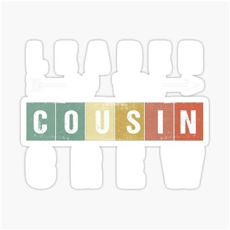 "leader of the cousin crew funny design cousin" Sticker by bestlogomaker | Redbubble