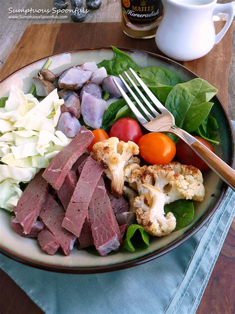 Corned Beef & Cabbage Salad | Sumptuous Spoonfuls