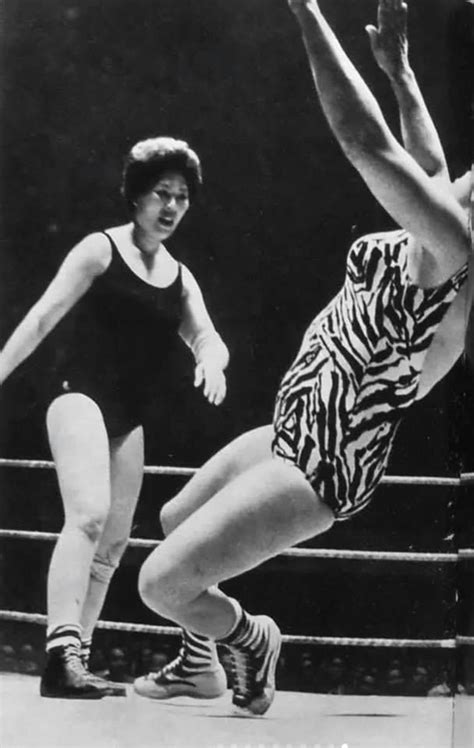 1968: Fabulous Moolah vs Yukiko Tomoe in Japan | Wrestler, Wrestling ...