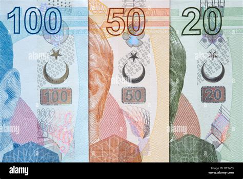 Turkish Currency, a close up of mixed Lira Notes Stock Photo - Alamy