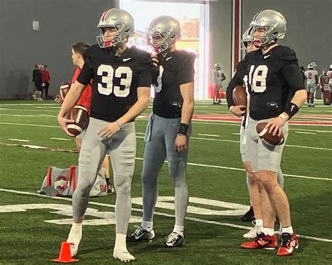 How Ohio State football quarterbacks looked on Day 1 of spring practice ...