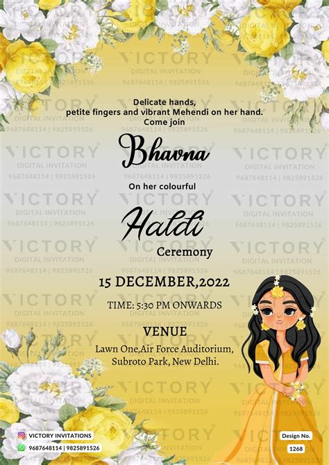 Details 200 haldi ceremony invitation background - Abzlocal.mx