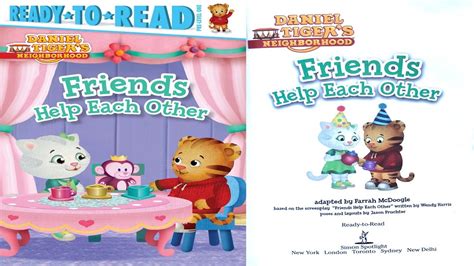 Daniel Tiger - Friends Help Each Other - Kids read aloud storybook - YouTube