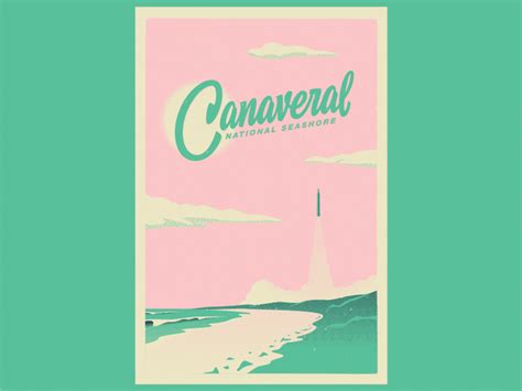 Type Hike Canaveral National Seashore by Bob Ewing on Dribbble