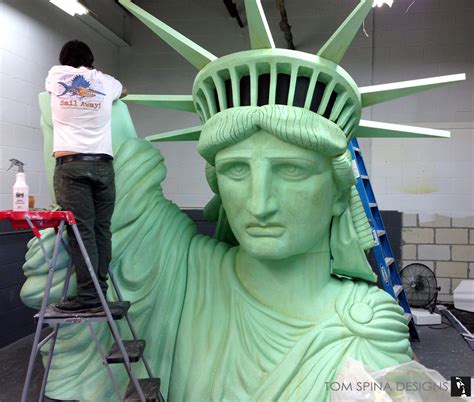 Foam Statue of Liberty Event Prop Sculpture - Tom Spina Designs » Tom Spina Designs