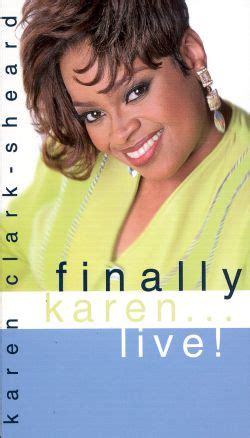 Karen Clark-Sheard: Finally Karen... Live! (1997) - | Synopsis, Characteristics, Moods, Themes ...