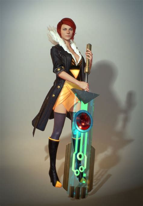 ArtStation - Transistor - Red, chang-gon shin | Concept art characters, Game concept art ...