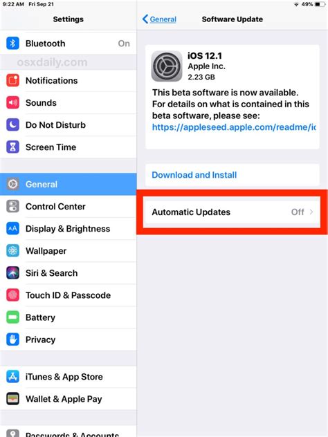 How to Update iOS Automatically on iPhone or iPad