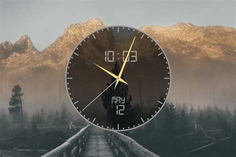 HybridClock Rainmeter Skin