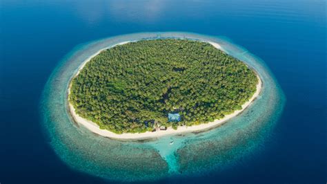 Wallpaper ID: 9316 / islands, ocean, aerial view, tropics, maldives, 4k ...