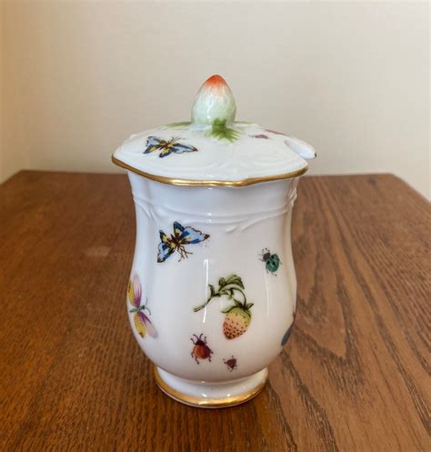 Vintage Ardalt Japan Lenwile China butterfly Garden Covered Jam Jar - Etsy