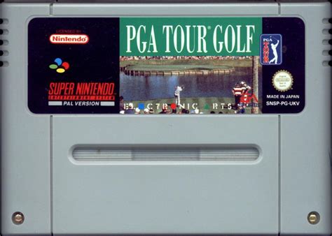 PGA Tour Golf (1992) SNES box cover art - MobyGames