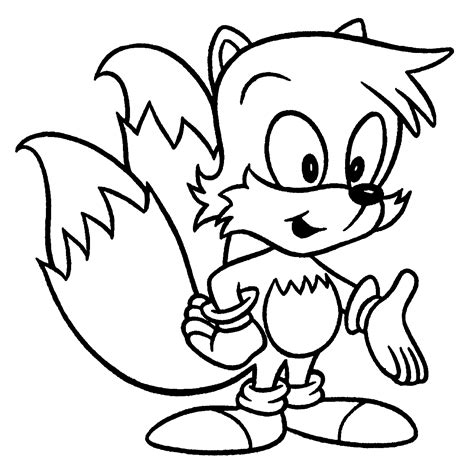 56 Tails Coloring Pages - ColoringPagesOnly.com