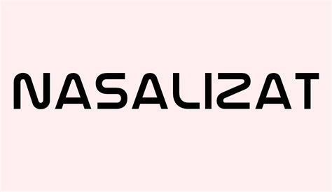 Nasalization font - Nasalization font download