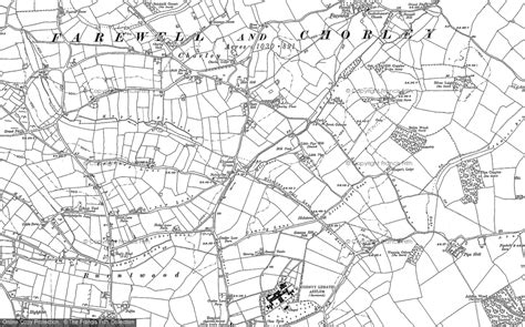 Old Maps of Chorley, Staffordshire - Francis Frith