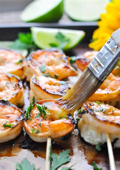 Marinated Grilled Shrimp {and Your Feel Good Foods} - The Seasoned Mom