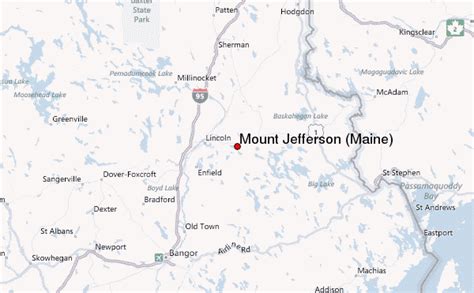 Mount Jefferson (Maine) Mountain Information