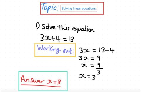 Solving Linear Equation | Solving linear equations, Math made easy ...