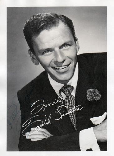 FRANK SINATRA autograph signed music movie memorabilia