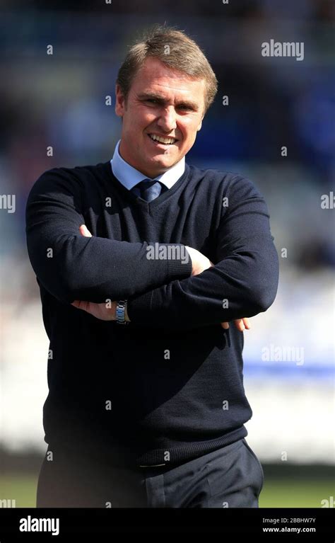 Birmingham City manager Lee Clark Stock Photo - Alamy