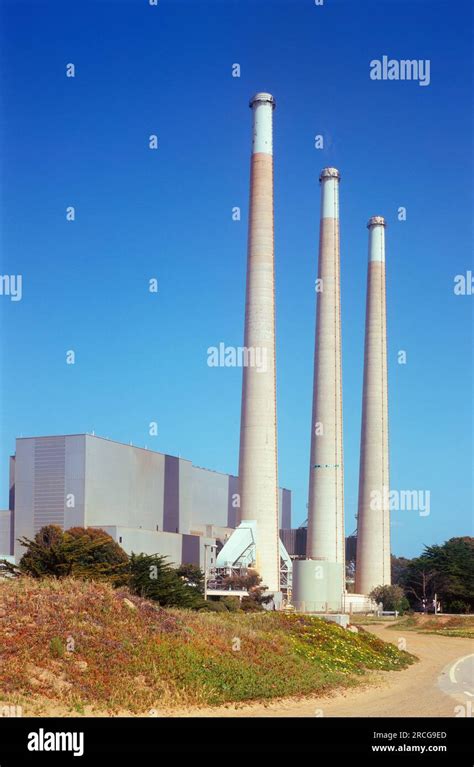 Power station, Morrow Bay, California, USA Stock Photo - Alamy