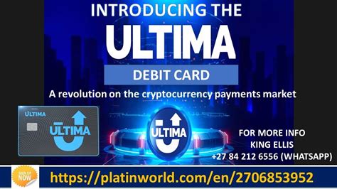 ULTIMA DEBIT CARD - YouTube