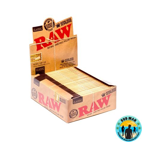 Raw King Size Supreme – Rolling Papers: Bud Man Orange County Dispensary Delivery