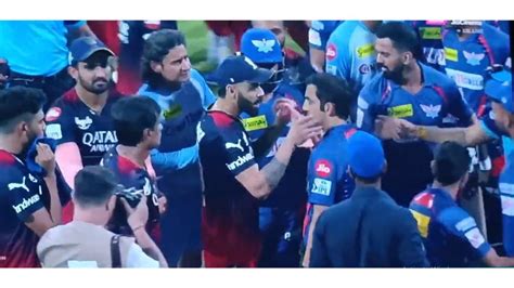 Virat Kohli And Gautam Gambhir Fight Reason