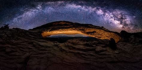 Milky Way panorama at Mesa Arch in Canyonlands: The Stunning Southwest: in the USA: Scott ...