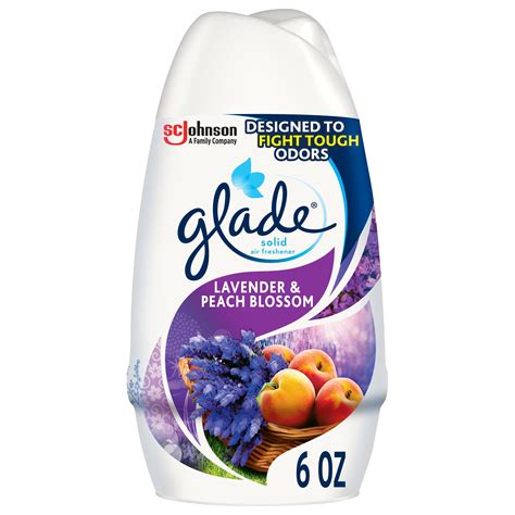 Glade Solid Air Freshener 1 CT, Lavender and Peach Blossom, 6 OZ. Total ...