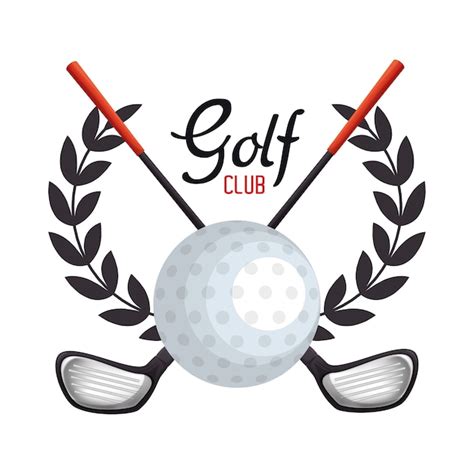 Premium Vector | Golf club sport icon vector illustration design