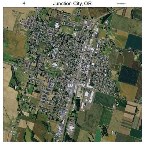 Aerial Photography Map of Junction City, OR Oregon