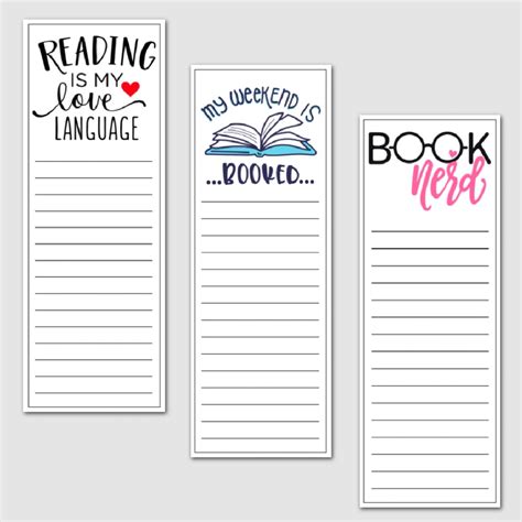 Bookmarks for Book Lovers — Krafty Planner