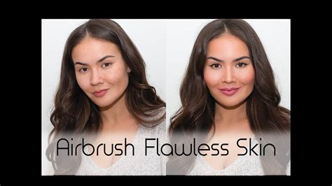 Airbrush Makeup Tutorial: Flawless Skin How To - YouTube