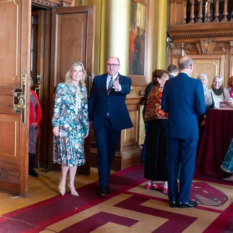 The Duke and Duchess of Edinburgh attended an event at the Edinburgh ...