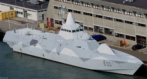 K33 HSwMS Harnosand Visby class Corvette Swedish Navy