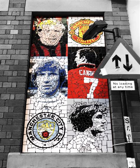 Football art, Mosaic tiles, Street art print, Football print ...