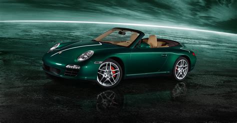 2011 Green Porsche 911 Carrera S Cabriolet wallpapers