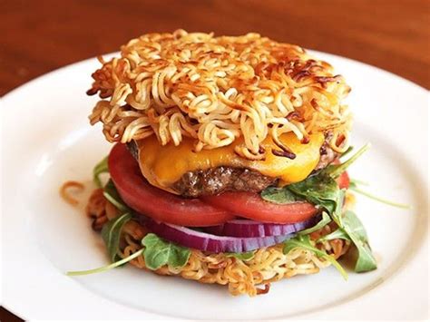 ramen burger Ramen Burger Recipe, Ramen Recipes, Cooking Recipes ...