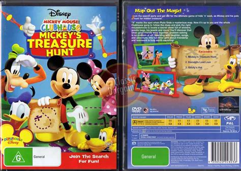 MICKEY MOUSE CLUBHOUSE =Mickey's Treasure Hunt= NEW DVD (Region 4 Australia) | eBay