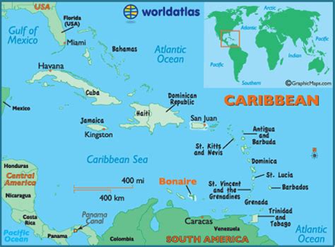 Bonaire Latitude, Longitude, Absolute and Relative Locations - World Atlas