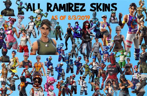 ALL RAMIREZ SKINS [AS OF 8/3/2019] HUGE Remade List : r/shrineoframirez