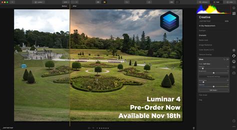 Luminar 4 to be released on November 18th. Final Preorders available now. — Thomas Fitzgerald ...