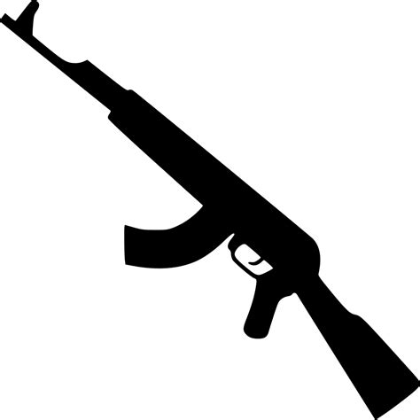 Kalashnikov Gun Png Icon - Gun Icon Png Clipart - Full Size Clipart (#825574) - PinClipart