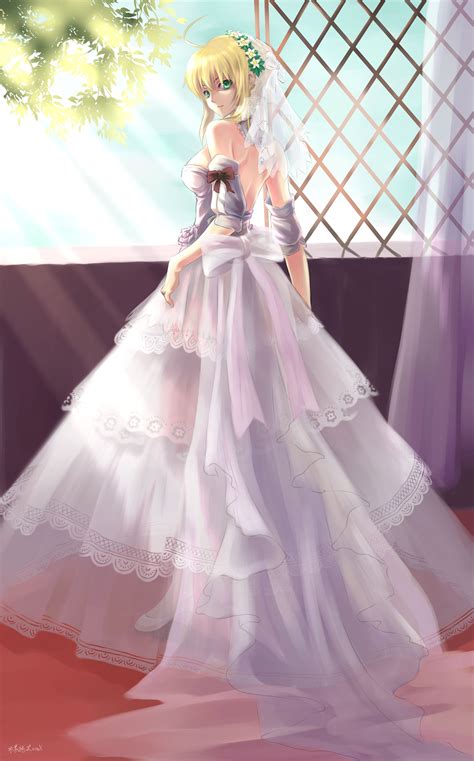 /Saber/#1279502 | Fullsize Image (2800x4500) - Zerochan | Anime wedding ...