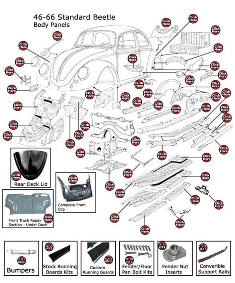 Volkswagen Beetle Parts Diagram